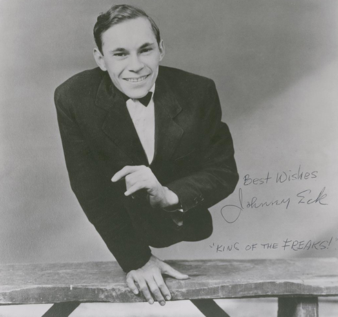 johnny eck half boy famous freaks eckhardt monsters silver classic imgur became despondent condition never his oddities human oasis screen