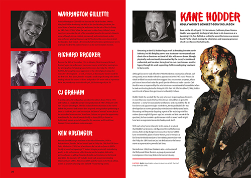 Jason - Friday the 13th Franchise Guide Biography Spread