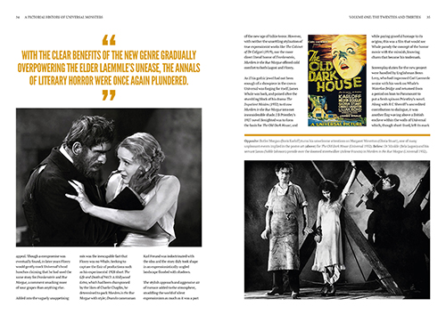 A Pictorial History of Universal Monsters Volume One: The Twenties and Thirties - Chapter 2 Page Spread