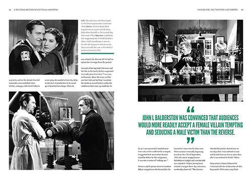 A Pictorial History of Universal Monsters Volume One: The Twenties and Thirties - Chapter 4 Page Spread