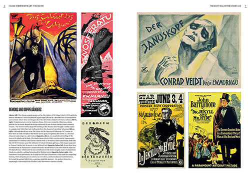 Classic Horror Movie Art Volume One: Iconic Film Posters of the Silent Era and the Golden Age