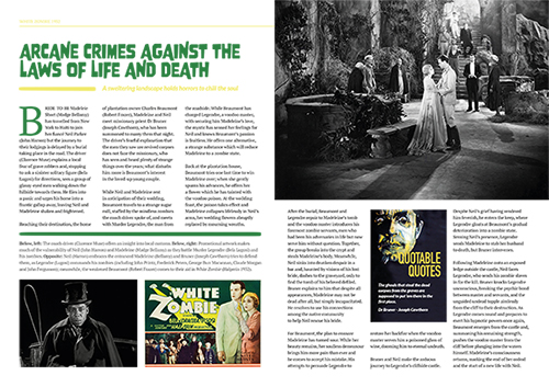 White Zombie 1932 Ultimate Guide Magazine