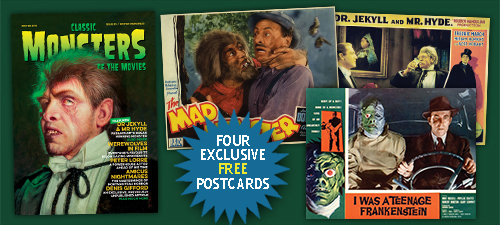 Classic Monsters of the Movies issue #5 Legacy Edition Postcards