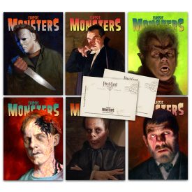 Classic Monsters of the Movies Cover Postcard Set #3