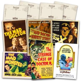 Classic Mad Doctor Movie Postcard Set