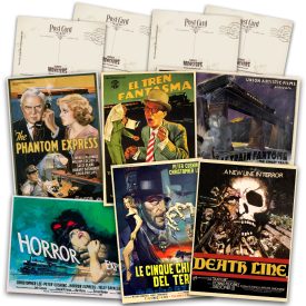 Classic Ghost Train Movies Postcard Set