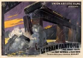 Classic Ghost Train Movies Postcard Set