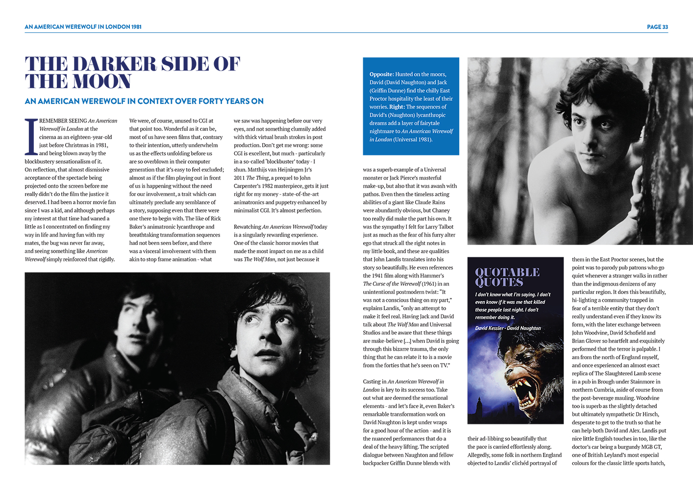 An American Werewolf in London (1981) — Ghouls Magazine