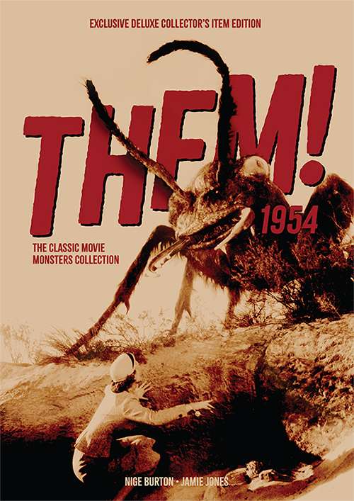 Them! 1954 Ultimate Guide Magazine cover (giant ant and cowering woman in a desert)