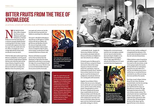 Them! 1954 magazine guide plot summary page spread