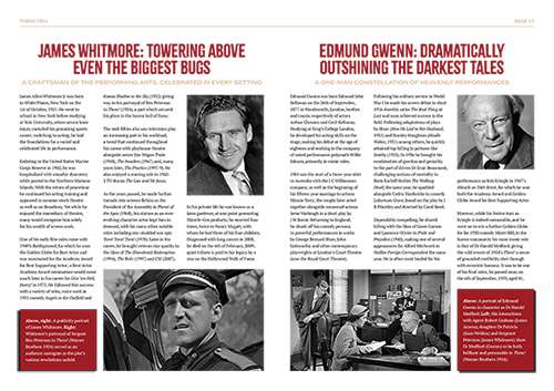 Them! 1954 magazine guide - biography page spread
