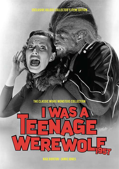 I Was a Teenage Werewolf 1957 Ultimate Guide magazine cover, image of werewolf and screaming girl