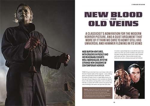 Modern horror cinema article in the Classic Monsters Annual 2026