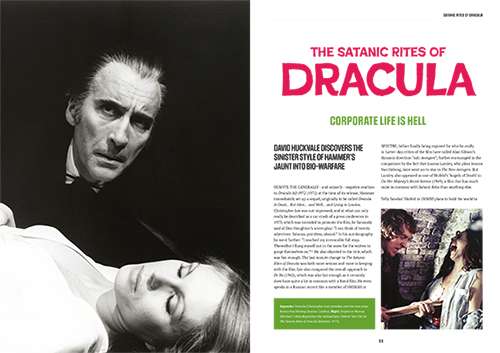 The Satanic Rites of Dracula analysis article in the Classic Monsters Annual 2026
