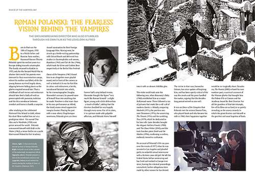 Biography article in Dance of the Vampires 1967 magazine guide from Classic Monsters
