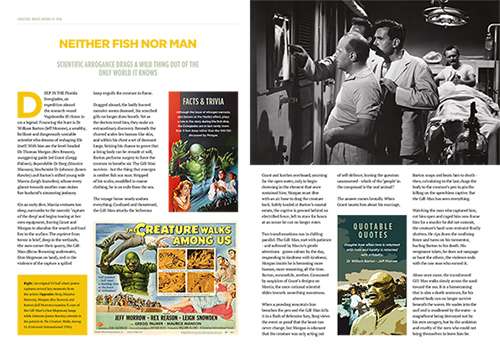 The Creature Walks Among Us 1956 signed magazine plot summary article