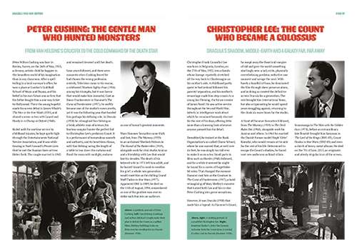 Biography articles in signed Dracula 1958 Ultimate Guide