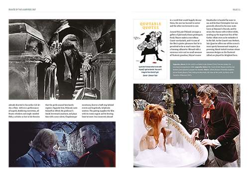 Vibrant, colourful layouts in signed Dance of the Vampires 1967 Ultimate Guide magazine