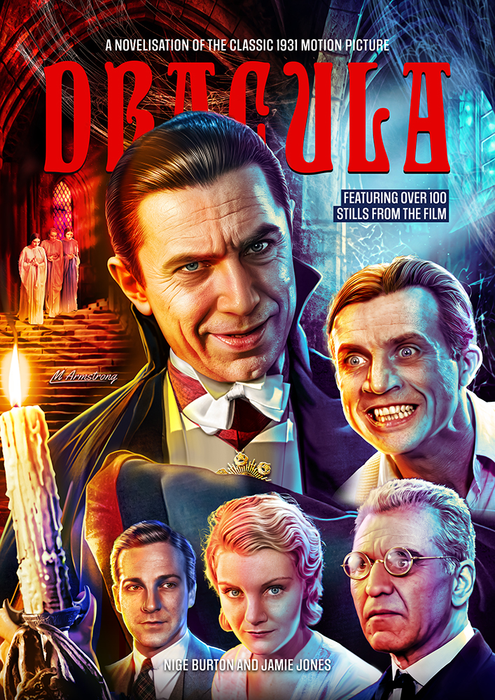 Dracula 1931 Novelisation Magazine Dracula 1931 novelisation magazine character montage art