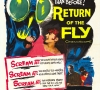 Original theatrical release poster for Return of the Fly (20th Century Fox 1959)