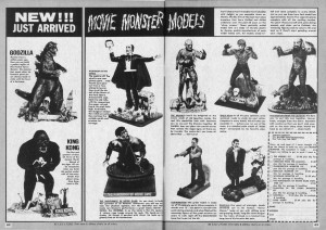 Aurora monster models Famous Monsters ad
