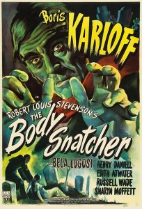 Poster art for The Body Snatcher (RKO 1945)