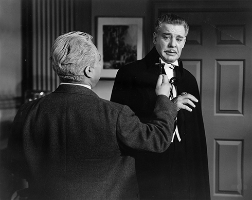 J Edward Bromberg and Lon Chaney in Son of Dracula (Universal 1943)