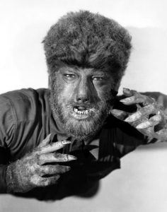 Lon Chaney Jr in his favourite role, The Wolf Man (Universal 1941)